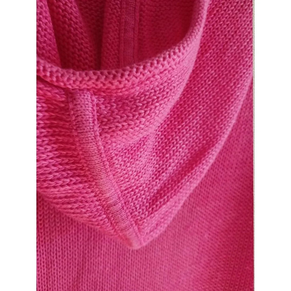 Chicos Womens Knit cardigan buttonCuff Detail size 2 begonia pink - Picture 9 of 12